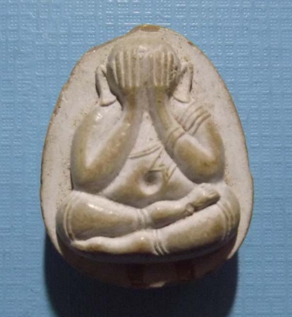 พระปิดตา หลวงปู่โต๊ะ วัดประดู่ฉิมพลี ตะกรุดทองคำ 2ดอก 