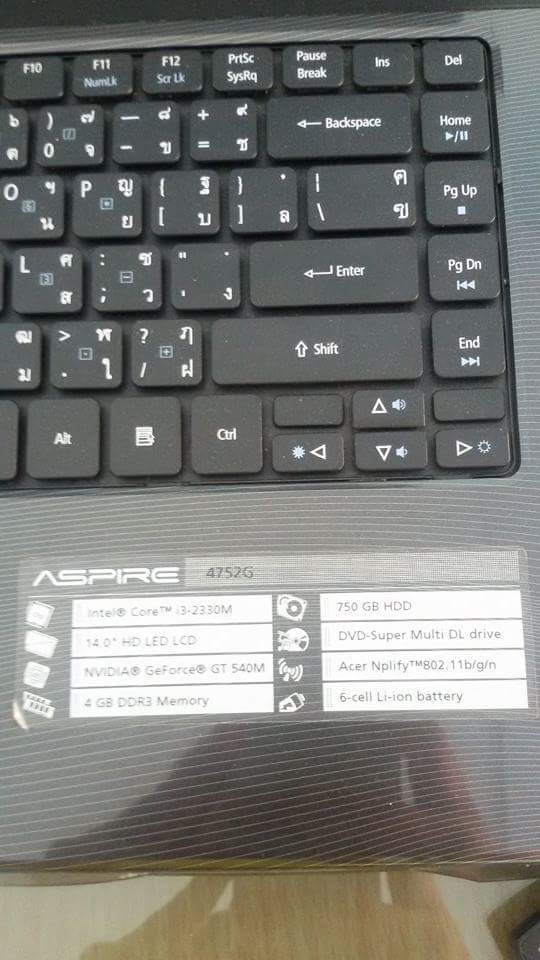 โน๊ตบุ้ค acer aspire