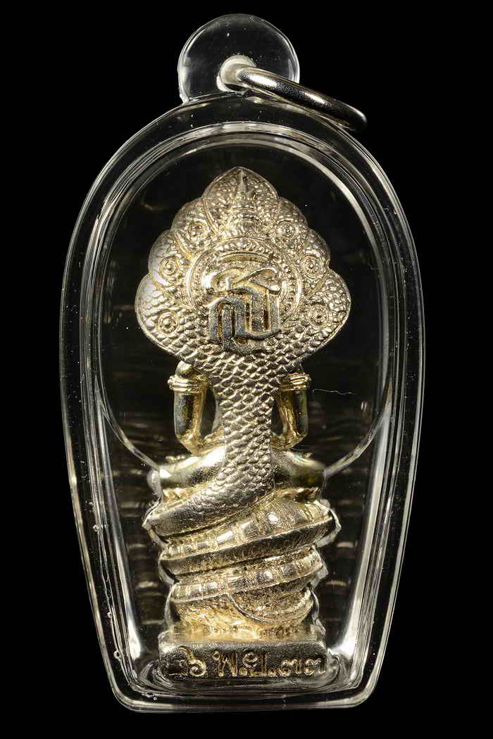 พระกริ่งนาคปรก วัดคำประมง เนื้อเงิน