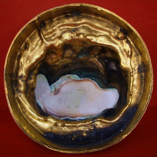 พระสังกัจจายน์บูชา วัดเพชรสมุทรวรวิหาร (วัดบ้านแหลม) จ.สมุทรสงคราม กะไหล่ทองค่ะ