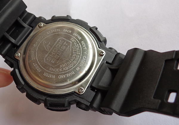 นาฬิกา CASIO G-SHOCK สวยๆครับ บอดี้ดำ เข็มสปอร์ตแดง SHOCK RESIST ,ส่งให้ฟรีครับ