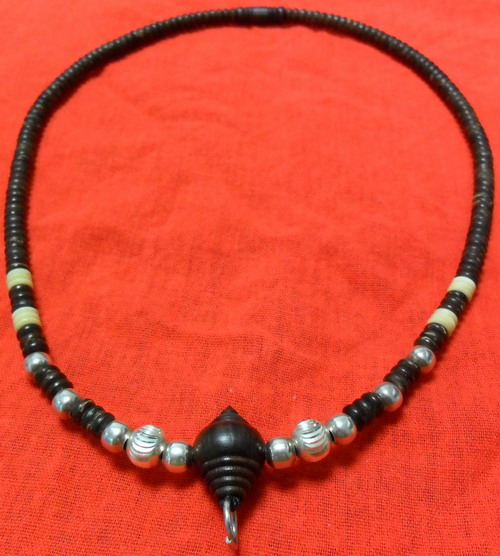 สร้อยกะลาตาเดียวแท้ๆหัวขุน+ตัวจบไม้พยุงสวยๆเท่ห์