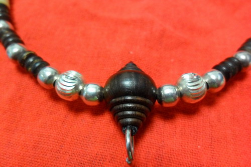 สร้อยกะลาตาเดียวแท้ๆหัวขุน+ตัวจบไม้พยุงสวยๆเท่ห์