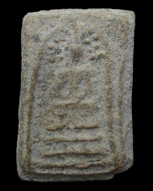  พระสมเด็จปรกโพธิ์ " กรุเก่า " เนื้ออมเขียว กรุบึงพระยาสุเรนทร์