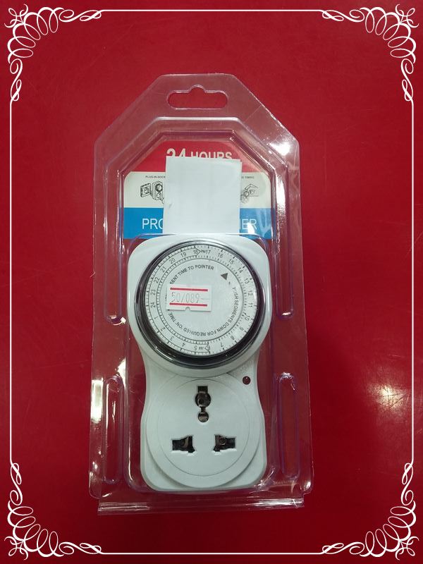 โล็ะสต็อกถูกๆ เคาะเดียว เครื่องตั้งเวลาเปิด-ปิดไฟ 24 ชั่วโมง 001