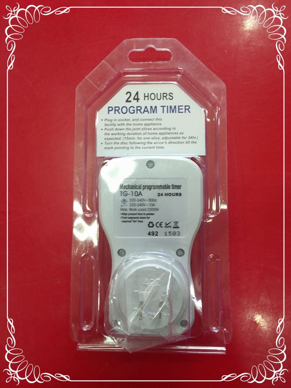 โล็ะสต็อกถูกๆ เคาะเดียว เครื่องตั้งเวลาเปิด-ปิดไฟ 24 ชั่วโมง 001