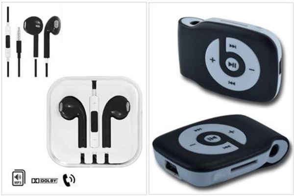 โล็ะสต็อกถูกๆ เคาะเดียว เครื่องเล่น MP3 ขนาดจิ๋ว พร้อมหูฟัง 002