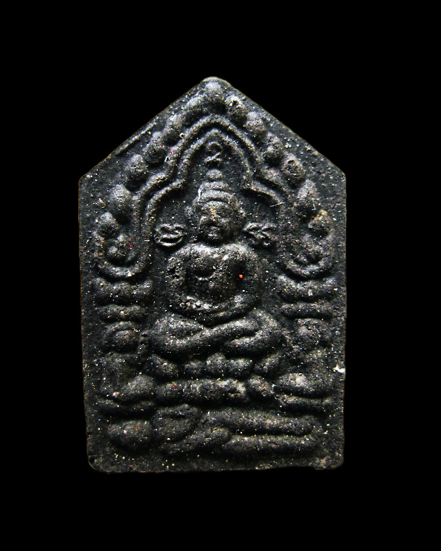 ขุนแผนเพชรบูรพา หลวงปู่บัว ถามโก วัดศรีบูรพาราม จ.ตราด เนื้อว่านไพรดำ พร้อมกล่องเดิม