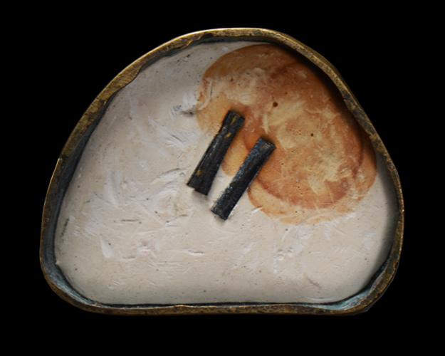 พระบูชาฤาษีตาไฟ หน้าตัก 3 นิ้ว หลวงปู่พรหมมา วัดสวนหินผานางคอย จ.อุบลราชธานี 2539 รุ่นเฉลิมพระเกียรต