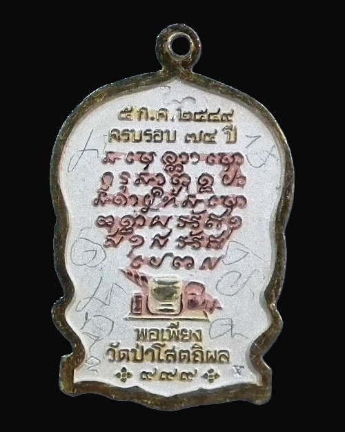เหรียญนั่งพานหลวงตาบุญหนา  ธัมมทินโน ปี.๒๕๔๙
