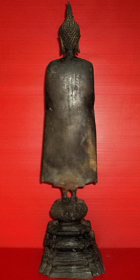 พระบูชาหลวงพ่อบ้านแหลม วัดเพชรสมุทรวรวิหาร ขนาดใหญ่ สูง 18.5 นิ้ว สวยมากค่ะ