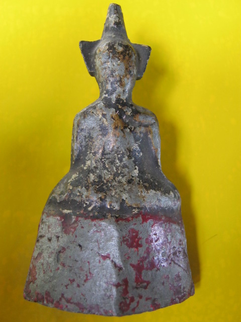 พระบูชา เนื้อดีบุกเก่า ศิลป์ใต้ เนื้อเก่า