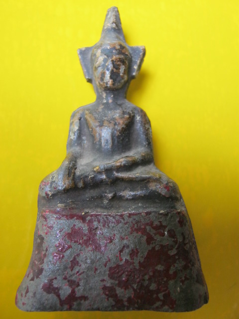 พระบูชา เนื้อดีบุกเก่า ศิลป์ใต้ เนื้อเก่า