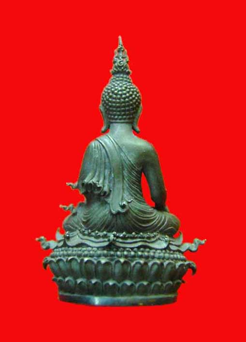 พระกริ่งพุทธประทานยศบารมี อ.เฉลิมชัย เนื้อนวโลหะ หมายเลข 15485