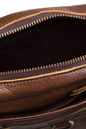 กระเป๋าสะพายหนังแท้รุ่นห่วงกลาง