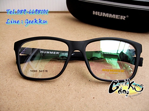 แว่นตา SPORT HUMMER (H-07)  กรอบสีดำ เหมาะสม: สำหรับนักกีฬา หรือ นำไปตัดสายอ่านหนังสือคล้องติดตัวได้