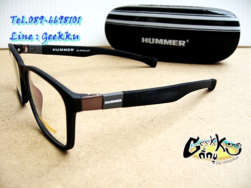 แว่นตา SPORT HUMMER (H-07)  กรอบสีดำ เหมาะสม: สำหรับนักกีฬา หรือ นำไปตัดสายอ่านหนังสือคล้องติดตัวได้