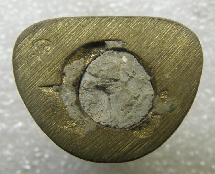 หล่อปู่ฤาษี อุดผงพุทธคุณ ใต้ฐาน หลวงพ่อพูล วัดไผ่ล้อม ปี 2542 นครปฐม