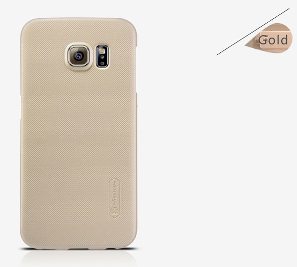 Nillkinแท้ เคสฝาหลังซัมซุงS6 Edge รุ่น Super Frosted Shield สีทอง
