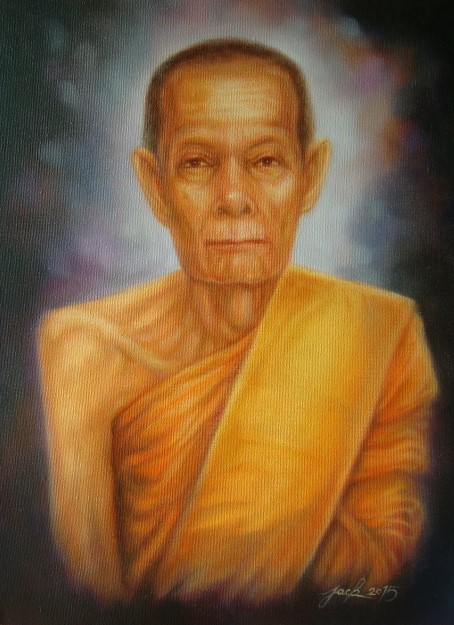 ภาพวาดสีน้ำมัน หลวงปู่โต๊ะ วัดประดู่ฉิมพลี ขนาด 30x40 cm.งานเพ้นท์บนผ้า canvas เป็นงานต้นแบบครับ