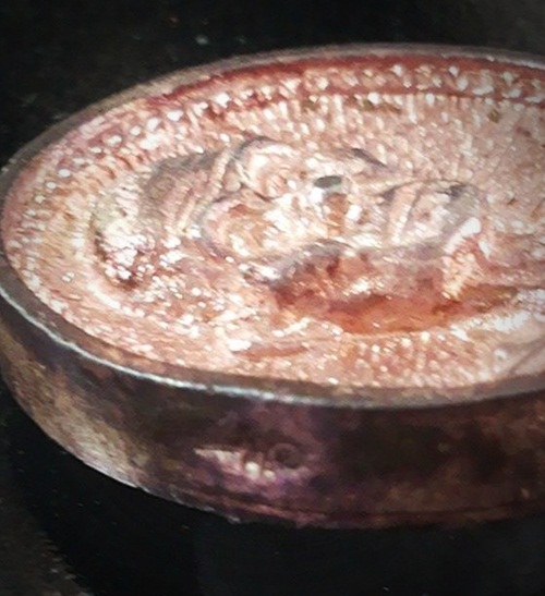 เหรียญหล่อล้อแม๊กซ์เล็ก เนื้อเงิน หลวงปู่คำพันธ์ โมสปัญโญ ปี ๒๕๓๔ #3