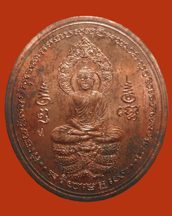 *** จ.เลย *** เหรียญพระนาคปรก หลวงปู่ท่อน ญาณธโร วัดศรีอภัยวัน ปี๒๕๕๔