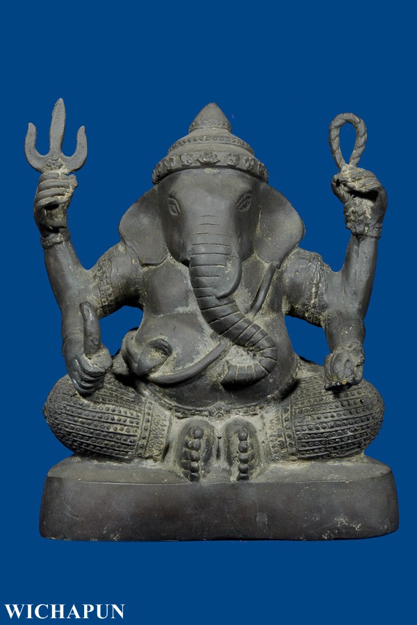 รูปหล่อพระพิฆเนศ  หน้าตัก 6 นิ้ว สูง 8นิ้ว 