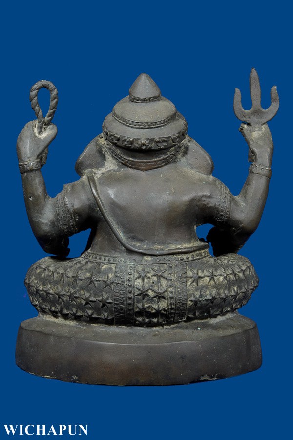 รูปหล่อพระพิฆเนศ  หน้าตัก 6 นิ้ว สูง 8นิ้ว 