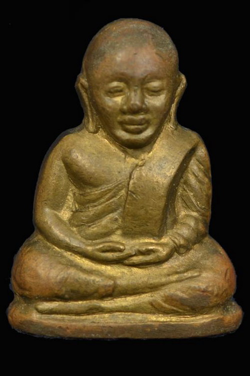 รูปเหมือนปั๊ม หลวงพ่อเงิน บางคลาน ปี 15 วัดมูลเหล็ก พิมพ์ฐานกว้าง หรือพิมพ์นิยม (ไม่ตอกโค้ด)  