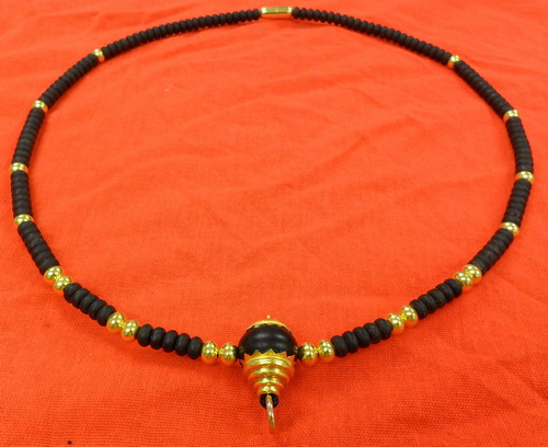 สร้อยกะลาตาเดียวแท้ๆ+ทองแท้ๆ สวยๆ เครื่องรางของขลังจากธรรมชาติ