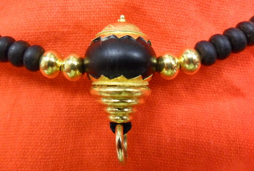 สร้อยกะลาตาเดียวแท้ๆ+ทองแท้ๆ สวยๆ เครื่องรางของขลังจากธรรมชาติ