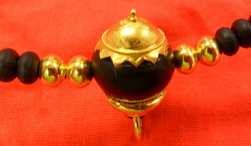 สร้อยกะลาตาเดียวแท้ๆ+ทองแท้ๆ สวยๆ เครื่องรางของขลังจากธรรมชาติ