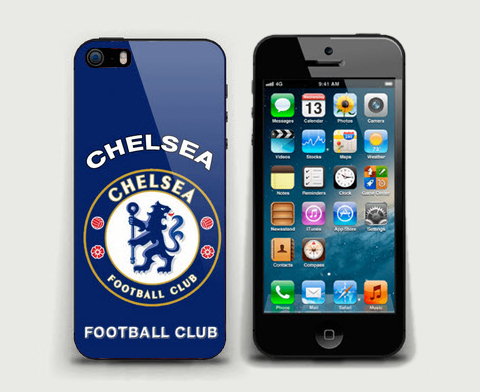 Chelsea iphone5s hard case คุณภาพดี ตัวเคสสีดำ