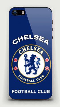 Chelsea iphone5s hard case คุณภาพดี ตัวเคสสีดำ