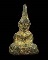 ท่ากระดาน หลวงพ่อนารถ วัดศรีโลหะฯ พิมพ์เล็ก ตะกั่วสนิมแดงๆ ปิดทองเดิม (พระหนา)กาญจนบุรี