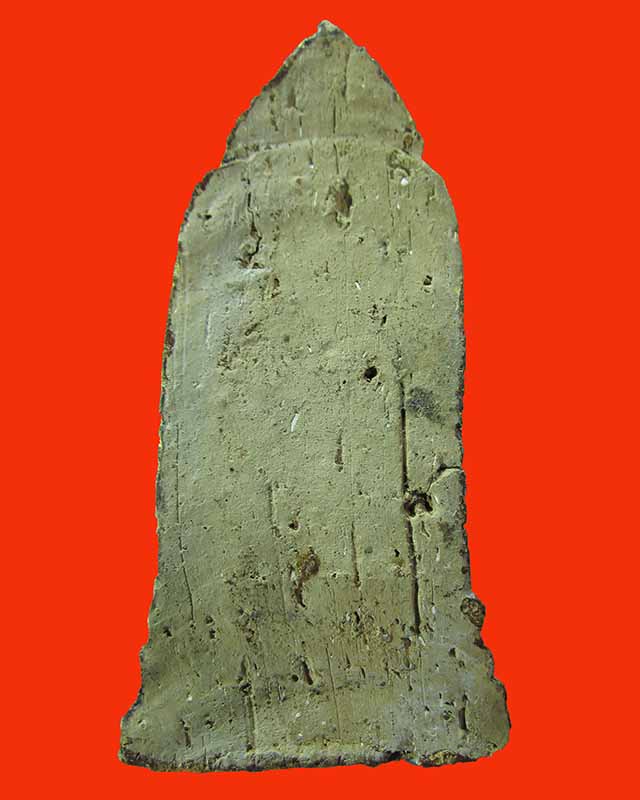 พระโคนสมอ  พิมพ์ถวายเนตร เนื้อดิน ปิดทองเก่า อยุธยา