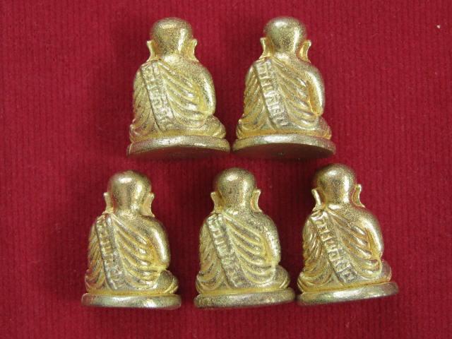 5 องค์ หลวงพ่อเงิน วัดบางคลาน พิมพ์นิยม 