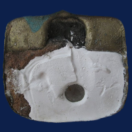 พระบูชาปางป่าเลไลยก์(ประจำวันพุธกลางคืน) ก้นอุดดิน อุดปูน ฝังเหรียญบาท สูง10นิ้ว กว้าง 5.5 นิ้วครับ