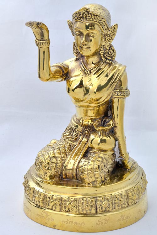 +นางกวักรุ่นแรก!!! พ่อท่านเอื้อม วัดบางเนียน {หนึ่งในของดีสำหรับร้านค้าควรมีไว้บูชา}+