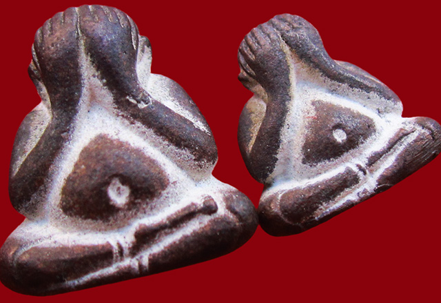 พระปิดตาชินบัญชรมงคลโสฬส‬ หลวงปู่บัว ถามโก วัดศรีบุรพาราม ออกวัดนนทรีย์ จ.ตราด เนื้อนวะ ใหญ่ + เล็ก 