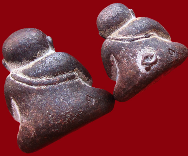 พระปิดตาชินบัญชรมงคลโสฬส‬ หลวงปู่บัว ถามโก วัดศรีบุรพาราม ออกวัดนนทรีย์ จ.ตราด เนื้อนวะ ใหญ่ + เล็ก 