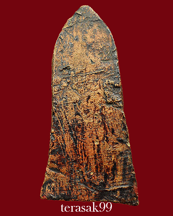 พระโคนสมอ กรุวังหน้า ปางรำพึง เนื้อดินลงรักปิดทองสวยๆ