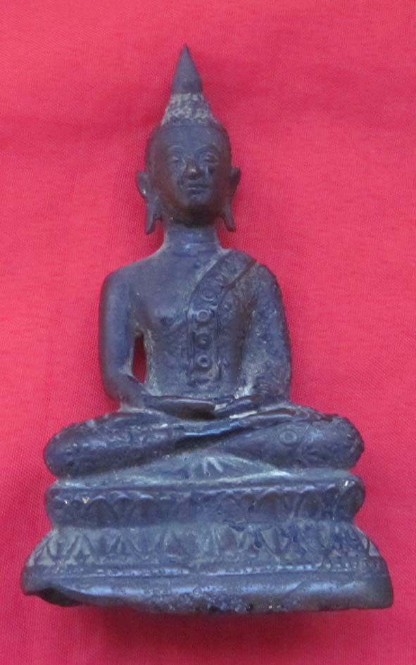 พระบูชายุครัตนะ จีวรดอก ขนาดหน้าตัก 2" 