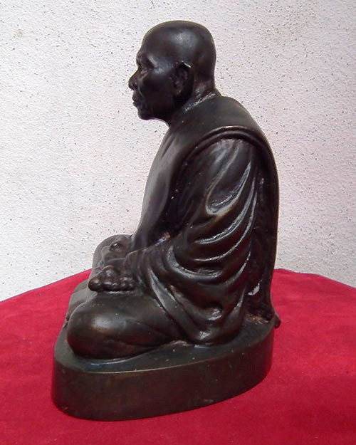 พระบูชาหลวงปู่อ่อน ญาณสิริ ขนาดหน้าตัก ๕ นิ้ว ปี.๒๕๑๗