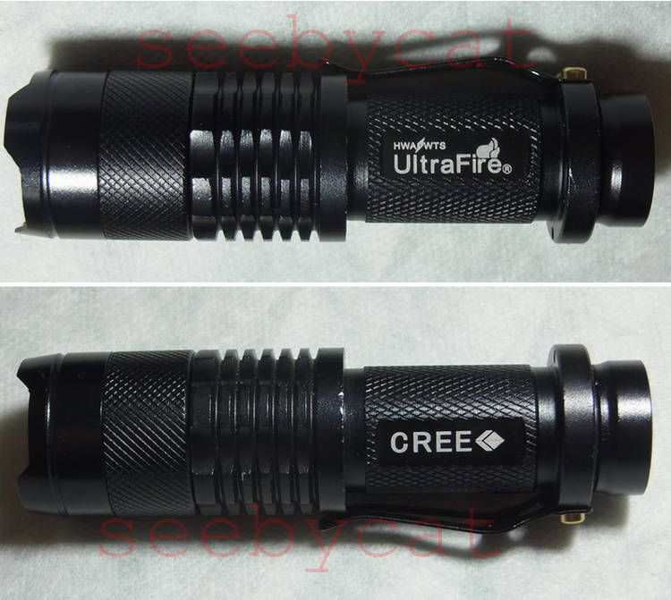 ไฟฉาย UltraFire 12W พร้อมถ่านช๊าต 18650 ความจุ 5000 mAh โทร-0836930256