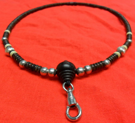 สร้อยกะลาตาเดียวแท้ๆหัวขุน+ตัวจบไม้พยุงสวยๆเท่ห์