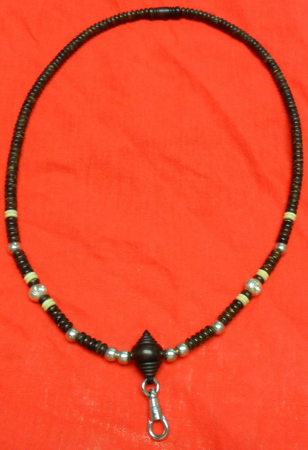 สร้อยกะลาตาเดียวแท้ๆหัวขุน+ตัวจบไม้พยุงสวยๆเท่ห์