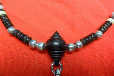 สร้อยกะลาตาเดียวแท้ๆหัวขุน+ตัวจบไม้พยุงสวยๆเท่ห์