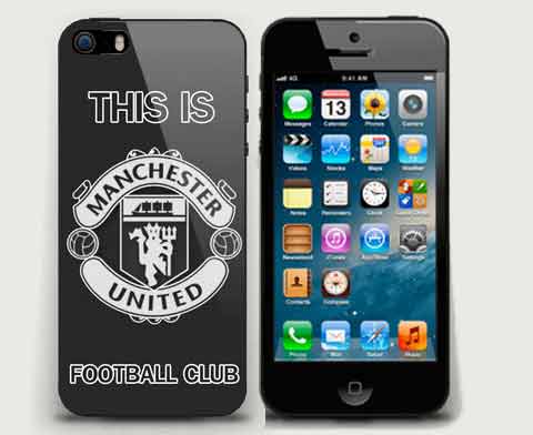 Manchester United iPhone5 case ตัวเคสสีดำ