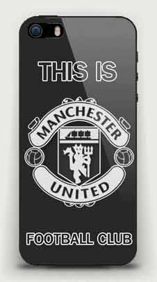Manchester United iPhone5 case ตัวเคสสีดำ